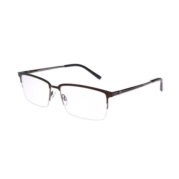New Wide Guyz Brown & Gold RIP Eyeglasses, 60/17/150, for The Stylish Large Man - Picture 1 of 2